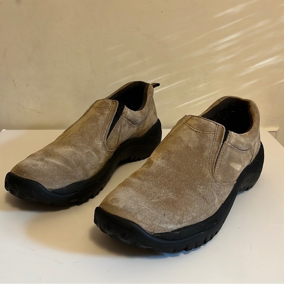 GBX Trail-guard Gun Smoke Suede Slip- on Hiking Shoes Mens 10 - Picture 2 of 7